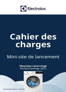 Cahier des charges mini-site