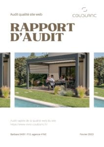 Exemple Portfolio Rapport d'audit qualité web